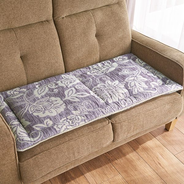 「イタリア製ロングシートクッション「リカモ」（クッション・クッションカバー）」｜パープル