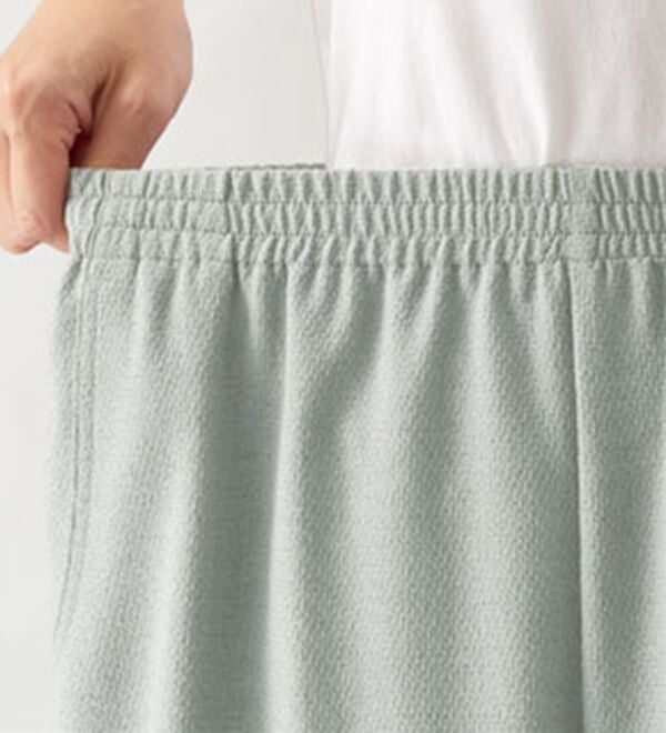 BELLUNA（ベルーナ）の「日本製涼やかセミフレアーパンツ（ワイドパンツ・ガウチョ）」｜詳細画像