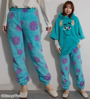 BELLUNA（ベルーナ）の「＜Ｄｉｓｎｅｙ＞【モンスターズ・インク（サリー）】両面ボアパンツ（※ポンチョ別売り）（その他パンツ）」｜詳細画像