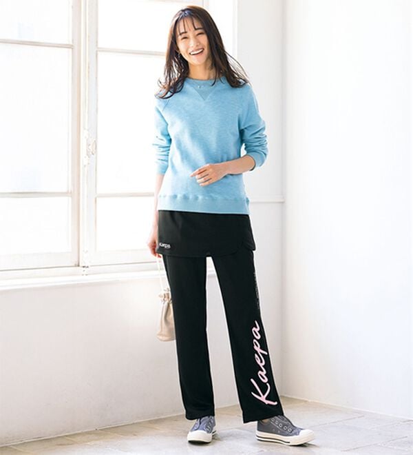 ルフラン（ルフラン）の「【２本組】＜ｋａｅｐａ＞スカート付ジャージパンツ（その他パンツ）」｜詳細画像