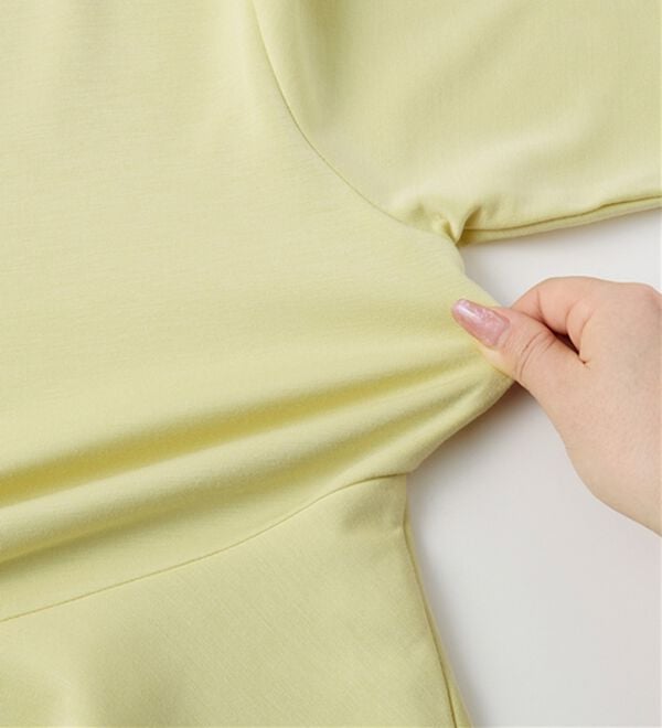 alotta（アロッタ）の「スクエアネックティアードトップス（カットソー）」｜詳細画像