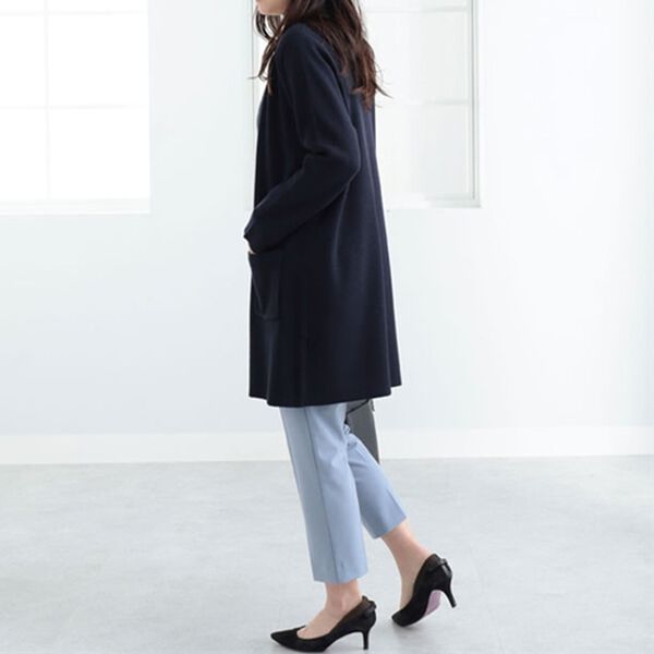 BELLUNA（ベルーナ）の「嬉しい機能付！ミラノリブカーディガン（ニットカーディガン）」｜詳細画像