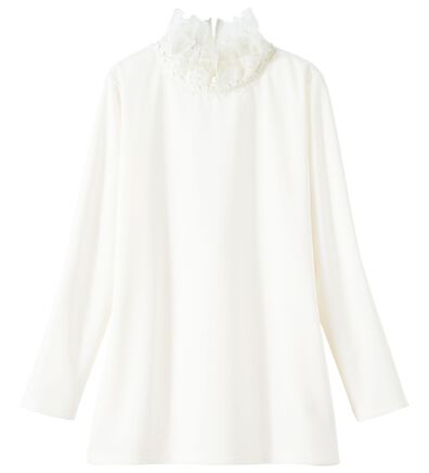 ルフラン（ルフラン）の「パッと華やか＊暖かネックプルオーバー（カットソー）」