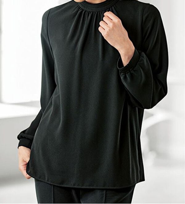 BELLUNA（ベルーナ）の「【３点セット】洗えるストレッチ素材！フォーマルパンツ３点セット（ブラックフォーマル（喪服・礼服））」｜詳細画像