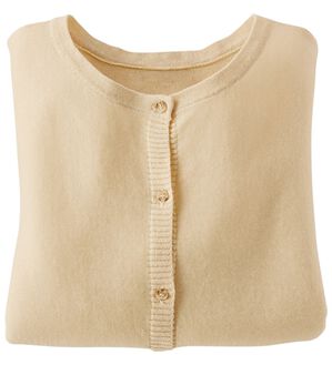 BELLUNA（ベルーナ）の「＜＆ｃｏｃｏｃｈｉ＞リネンコットン素材ゆったりドルマンカーディガン（ニットカーディガン）」｜ベージュ