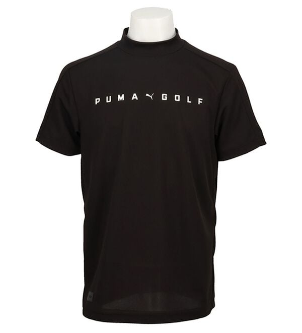 「＜ｐｕｍａ＞ゴルフＬＯＧＯ半袖モックネックシャツ（メンズシャツ）」｜詳細画像