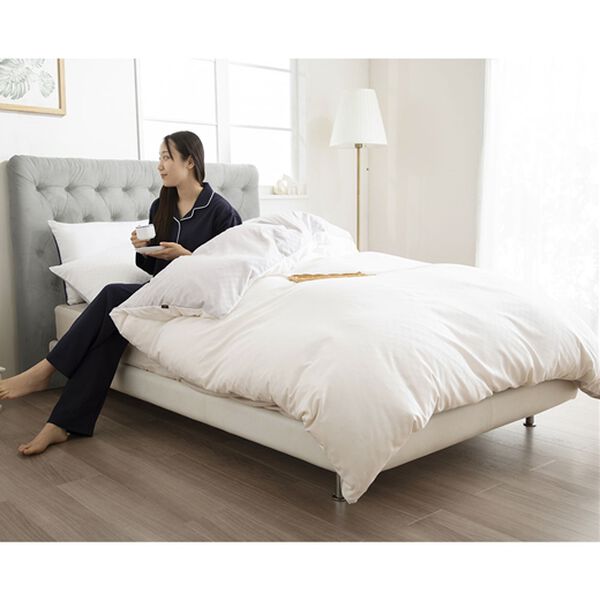 iellio（イエリオ）の「ホテルテイストリバーシブル布団カバーリング＜掛布団カバー・フィットシーツ・ボックスシーツ・枕カバー・１年中快適＞（敷布団カバー・シーツ）」｜詳細画像