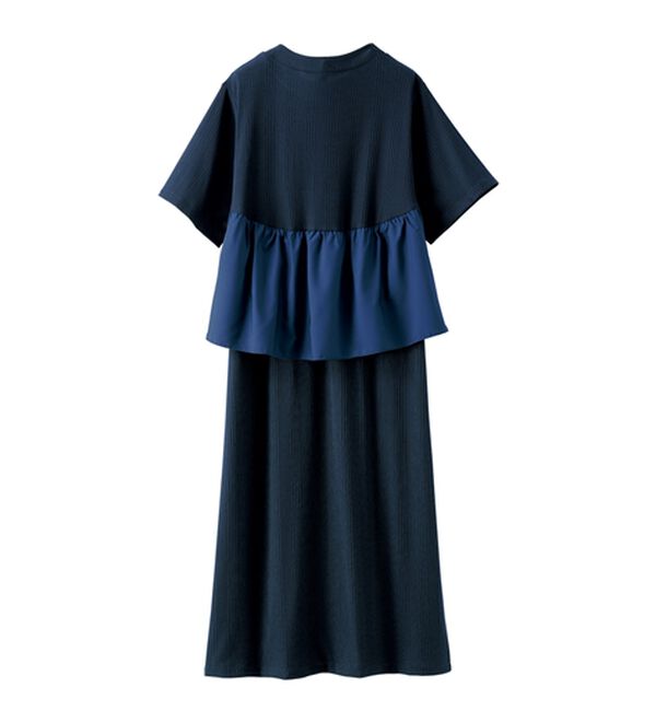 BELLUNA（ベルーナ）の「胸元フリルデザインワンピース（その他ワンピース）」｜詳細画像