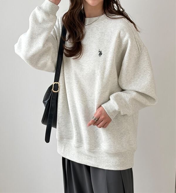 GeeRA（ジーラ）の「【U.S. POLO ASSN.】表ピーチ裏起毛スウェット（トレーナー・スウェット）」｜詳細画像