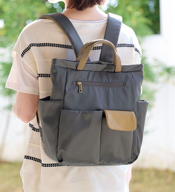 BELLUNA（ベルーナ）の「多収納が嬉しい！軽量２ＷＡＹリュック（リュック）」｜詳細画像