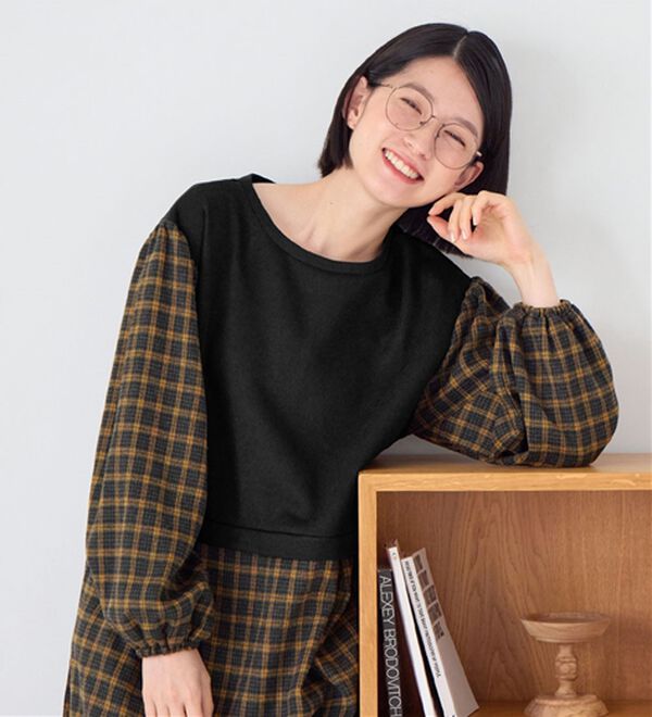 Viola e Viola（ヴィオラ エ ヴィオラ）の「時短コーデ楽ちんドッキングワンピース（ドッキングワンピース）」｜詳細画像