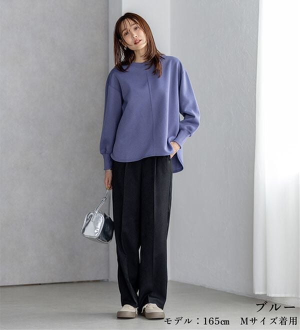 BELLUNA（ベルーナ）の「あったかキレイ！大人のこだわりトレーナー（トレーナー・スウェット）」｜詳細画像