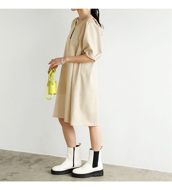 GeeRA（ジーラ）の「前後２ＷＡＹデザインミニワンピース（その他ワンピース）」｜詳細画像