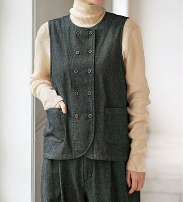 BELLUNA（ベルーナ）の「ナチュラル派さんのきちんとベスト（ベスト）」｜詳細画像