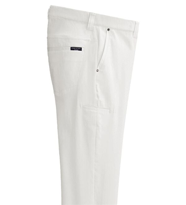 「＜コムルヴァン・オム＞５０代からの【神業】チノパンツ（メンズチノパンツ）」｜ホワイト