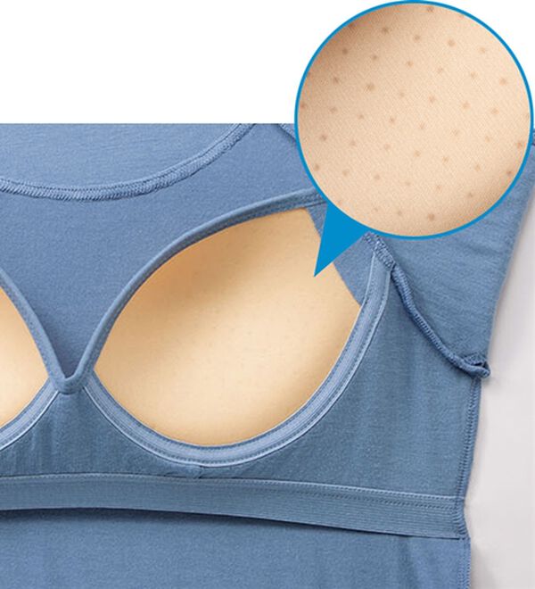 LAVIENNE（ラヴィエンヌ）の「背中フリーカップ付きインナータンクトップ（肌着・インナーウェア）」｜詳細画像