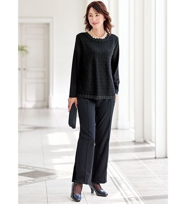 BELLUNA（ベルーナ）の「【２枚組】フォーマル対応デザインブラウス（ブラウス）」｜詳細画像