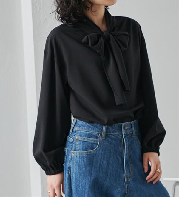 とろみボウタイブラウス - ベルーナ【公式】