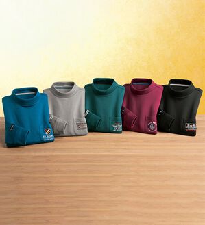 「【５枚組】裏起毛ブランドハイネック（メンズカットソー）」｜5枚組