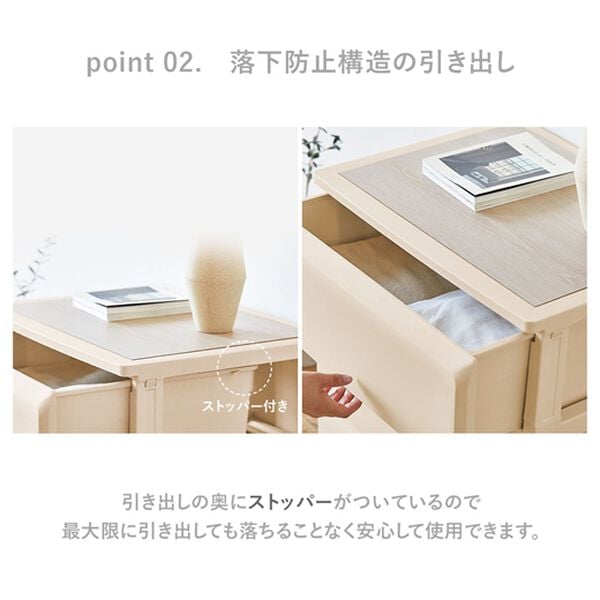 iellio（イエリオ）の「Ｒｏｏｍｎｈｏｍｅデイリー組立式引き出し＜収納チェスト・大容量たんす・衣装ケース・収納棚・衣類収納・韓国インテリア＞（リビング収納）」｜詳細画像