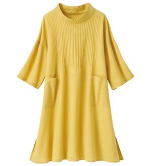ルフラン（ルフラン）の「ピンタック使いチュニック（チュニック）」｜イエロー