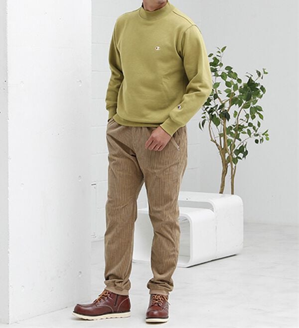 「＜チャンピオン＞モックネック裏起毛トレーナー（メンズトレーナー）」｜詳細画像