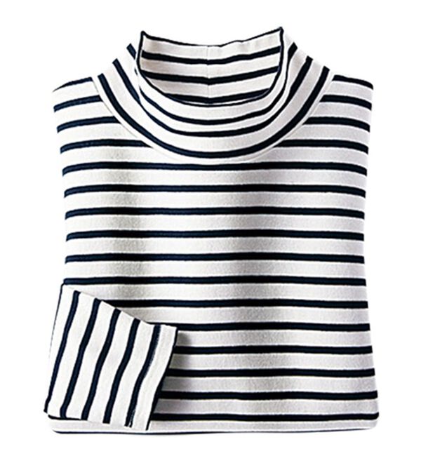 BELLUNA（ベルーナ）の「吸湿発熱ハイネックプルオーバー（カットソー）」｜詳細画像