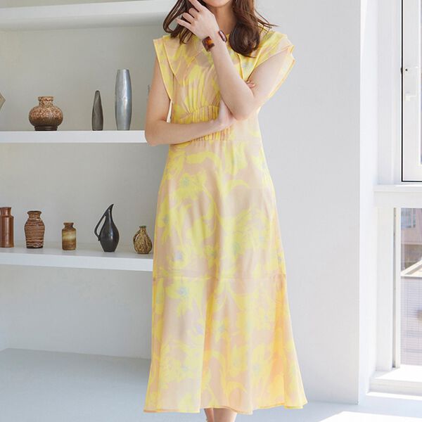 RANAN（ラナン）の「ウエストタック衿付ワンピース（その他ワンピース）」｜詳細画像