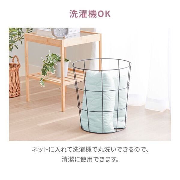 iellio（イエリオ）の「さらさら防水敷パッド＜抗菌防臭・中わた入り・洗える＞（敷パッド）」｜詳細画像
