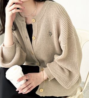 GeeRA（ジーラ）の「【Ｕ．Ｓ．ＰＯＬＯ　ＡＳＳＮ】ニットカーディガン（ニットカーディガン）」｜詳細画像