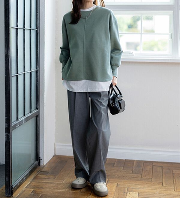 BELLUNA（ベルーナ）の「あったかキレイ！大人のこだわりトレーナー（トレーナー・スウェット）」｜詳細画像