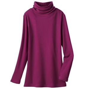 「綿１００％あったかインナーシリーズ（タートル・インナー・ボトム）（肌着・インナーウェア）」｜ワイン