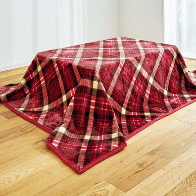 「大判サイズこたつ中掛毛布（こたつ布団）」