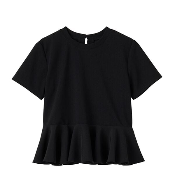 RANAN（ラナン）の「【ひんやり・ＵＶ】異素材切替ペプラムプルオーバー（カットソー）」｜詳細画像