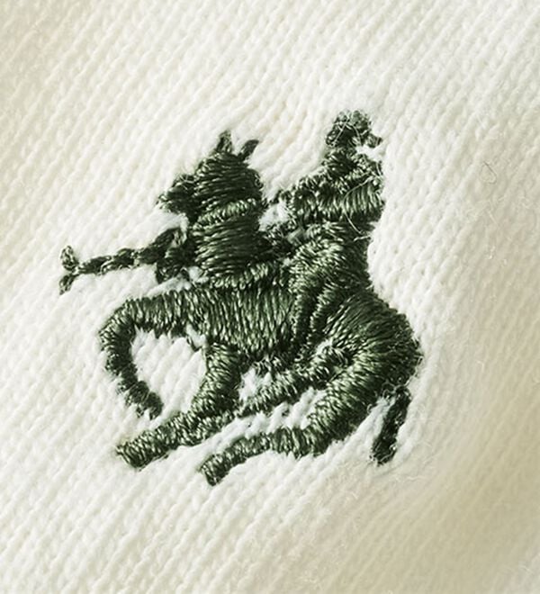 ルフラン（ルフラン）の「【ＰＯＬＯ　ＢＣＳ】刺しゅうプリント綿１００％Ｔシャツ（カットソー）」｜詳細画像