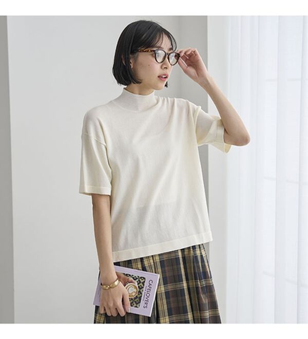 Tシャツが苦手な方に！ひんやり綿混ニットT - ベルーナ【公式】 