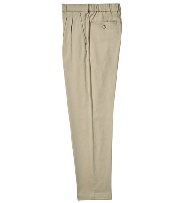 「＜Ｂｅ　ＣＨＡＮＣＥ＞ハンサム見えのよく伸びアクティブチノパンツ（メンズフルレングスパンツ）」｜ベージュ