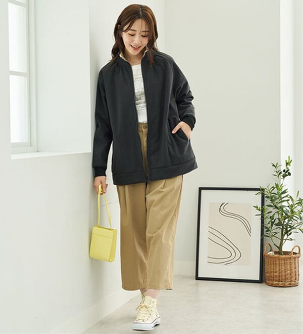 BELLUNA（ベルーナ）の「防風シート入り裏ボアあったかジャケット（ブルゾン）」｜詳細画像