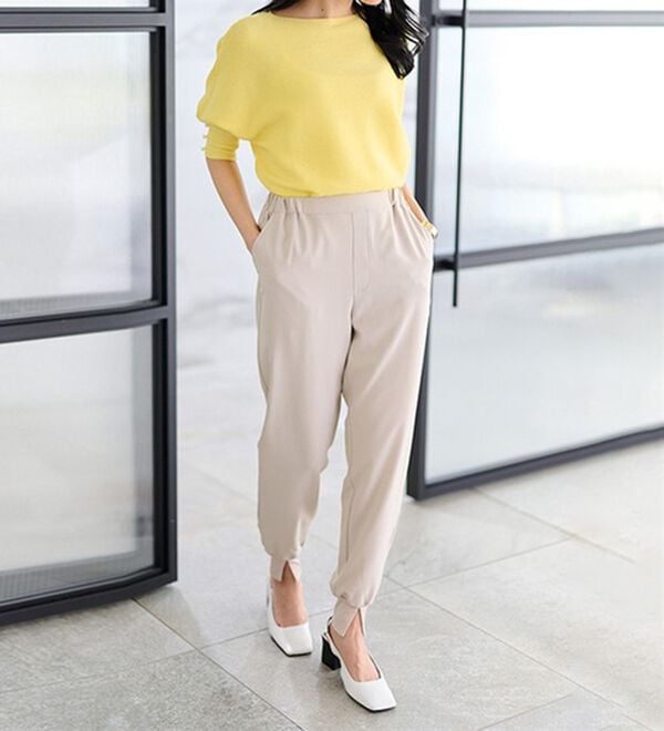 RANAN（ラナン）の「機能付き！裾スリットパンツ（フルレングスパンツ）」｜詳細画像