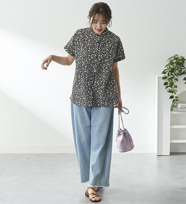 BELLUNA（ベルーナ）の「さらっと爽快！ポコポコサッカーブラウス（ブラウス）」｜詳細画像