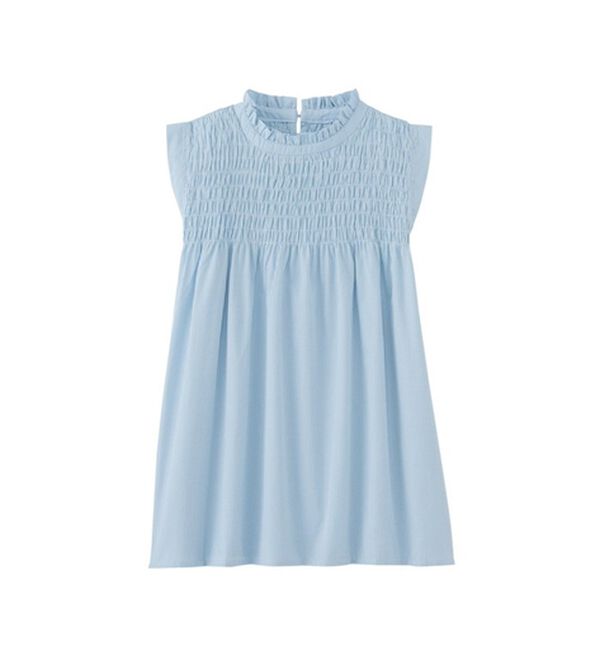 GeeRA（ジーラ）の「ストライプシャーリングブラウス（アンサンブル）」｜詳細画像