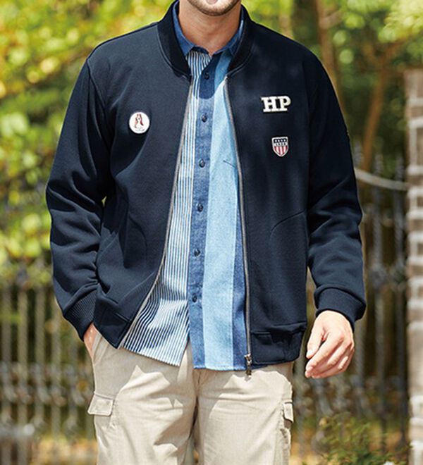 「＜ハッシュパピー＞切替えお洒落なデニムシャツ（メンズシャツ）」｜詳細画像