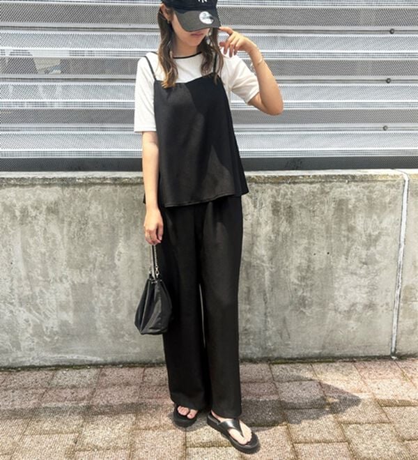 GeeRA（ジーラ）の「セットアップ風キャミソールサロペット（オールインワン）」｜詳細画像