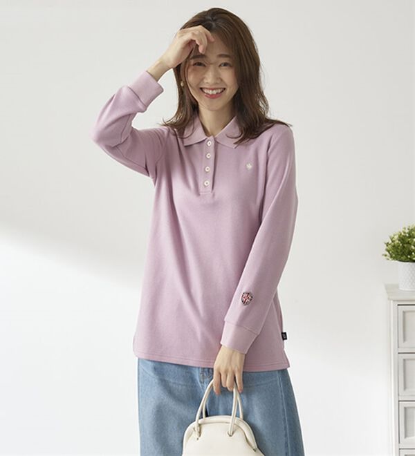 BELLUNA（ベルーナ）の「【ＰＯＬＯ　ＢＣＳ】裏起毛かのこポロシャツ（ポロシャツ）」｜詳細画像