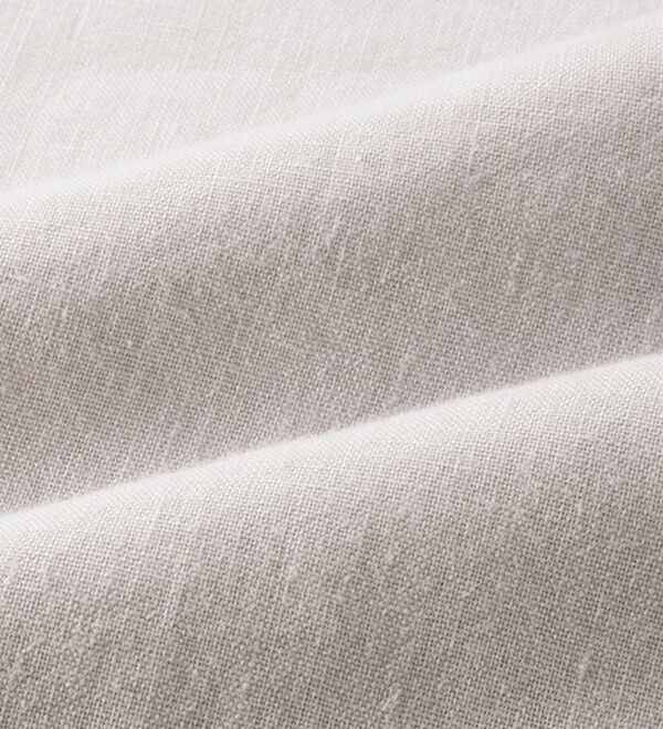 「＜コムルヴァン・オム＞さっと羽織れる麻１００％ライダースブルゾン（メンズジャケット）」｜詳細画像