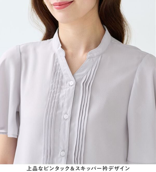 alotta（アロッタ）の「ピンタックブラウス（ブラウス）」｜詳細画像