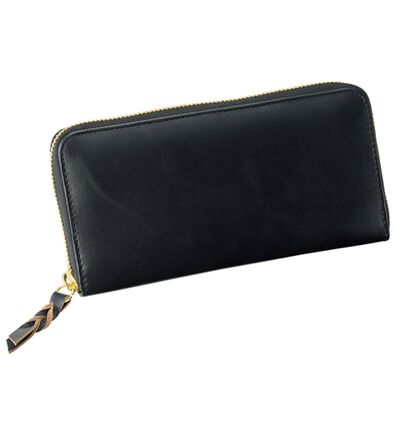 BELLUNA（ベルーナ）の「縦型カード入れの牛革コインスルー長財布（財布・パスケース）」