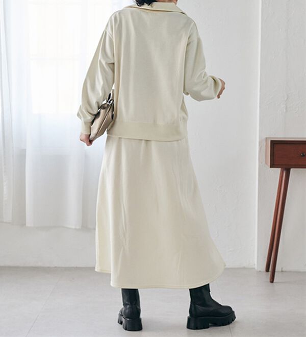 RANAN（ラナン）の「＜ＨＩＧＨ　ＳＰＥＣ＞毛玉になりにくい！ジップデザインセットアップ（セットアップ）」｜詳細画像