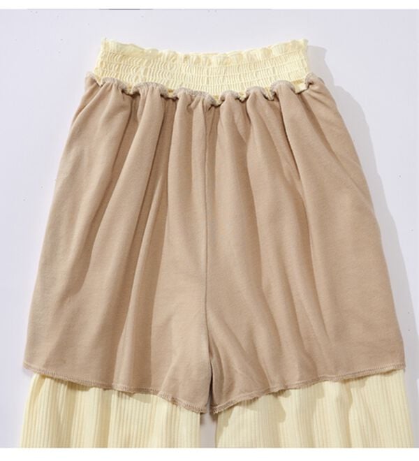 YU'NOW（ユナウ）の「＜リボンカーデ&times;ロングパンツ＞ぷるるん谷間のルームウェア３点セット（パジャマ・ルームウェア）」｜詳細画像