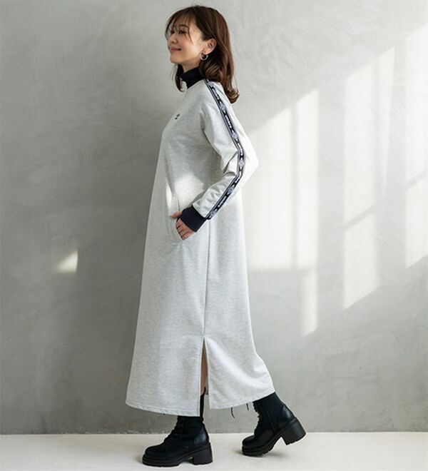 BELLUNA（ベルーナ）の「【ｕｍｂｒｏ】ジッパーワンピース（ロングワンピース）」｜詳細画像